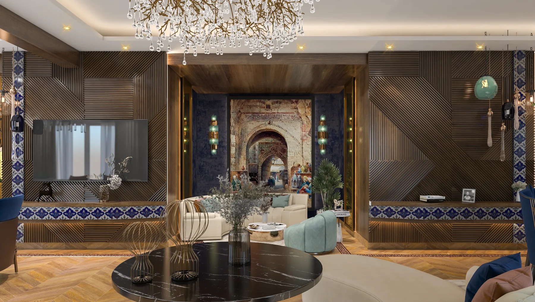 October Villa luxury reception design